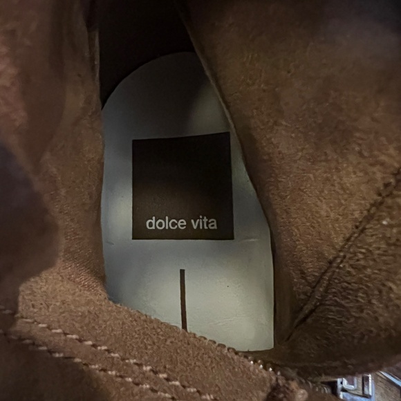 Dolce Vita Corry H2O Brown Suede Platform Knee High Boots, Size 8.5 / 9 - Picture 6 of 9